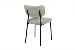 Chaises de Salle à Manger ANITA Gris Claire - 72 x 53 cm