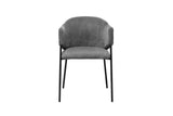 Chaise de salle à manger HINAYA en Tissu - 54 x 62 cm