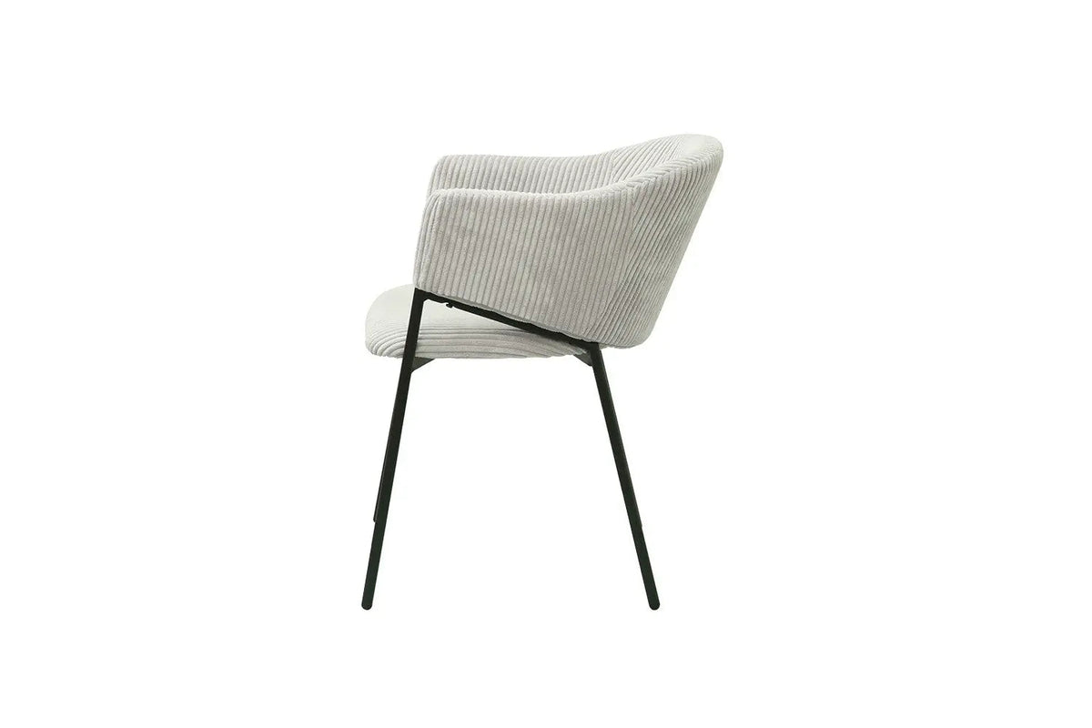 Chaise de salle à manger HINAYA en Tissu - 54 x 62 cm