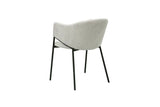Chaise de salle à manger HINAYA en Tissu - 54 x 62 cm