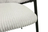 Chaise de salle à manger HINAYA en Tissu - 54 x 62 cm