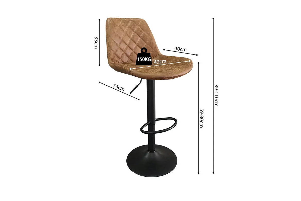 Tabourets de Bar MADYA - H:59-80 cm