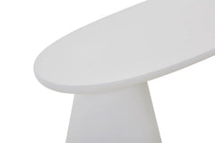 Meuble TV Effet Ciment Ecru TAVINA pour votre salon - 160 cm