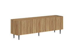 Meuble TV KYOTA Décor Chêne Naturel - 170 x 40 cm