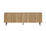 Meuble TV KYOTA Décor Chêne Naturel - 170 x 40 cm