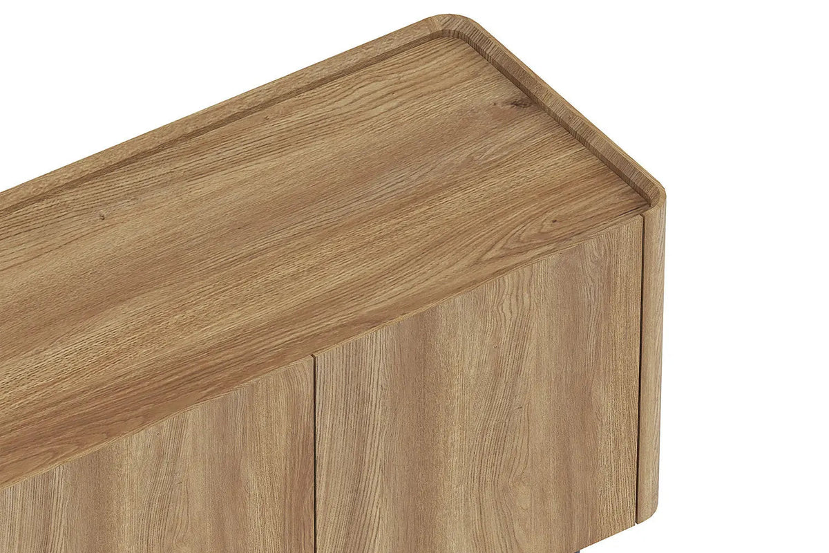 Meuble TV KYOTA Décor Chêne Naturel - 170 x 40 cm