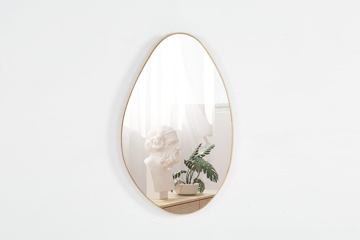 RANA – Miroir Chêne vieilli – 80 x 50 cm