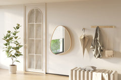 ROZA – Miroir Chêne vieilli – 80 x 60 cm