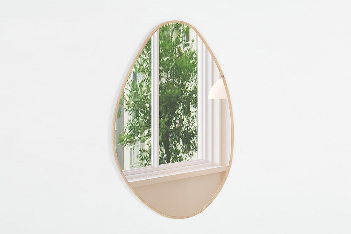 ROMI – Miroir Chêne vieilli – 80 x 50 cm
