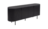 LAGOS – Bahut de salon effet brun foncé – 200 cm