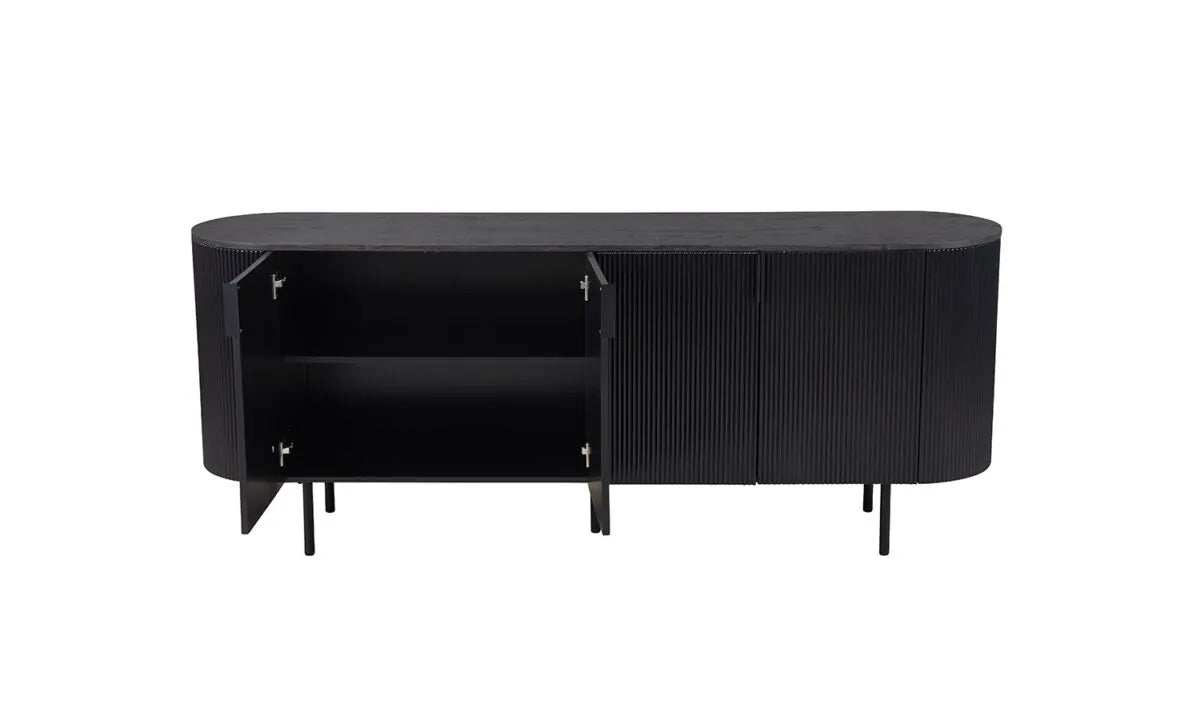 LAGOS – Bahut de salon effet brun foncé – 200 cm