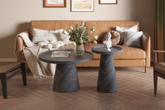 MANUS – Table Basse Gris Foncé – 80 cm