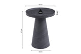 MANUS – Table Basse Gris Foncé – 45 cm