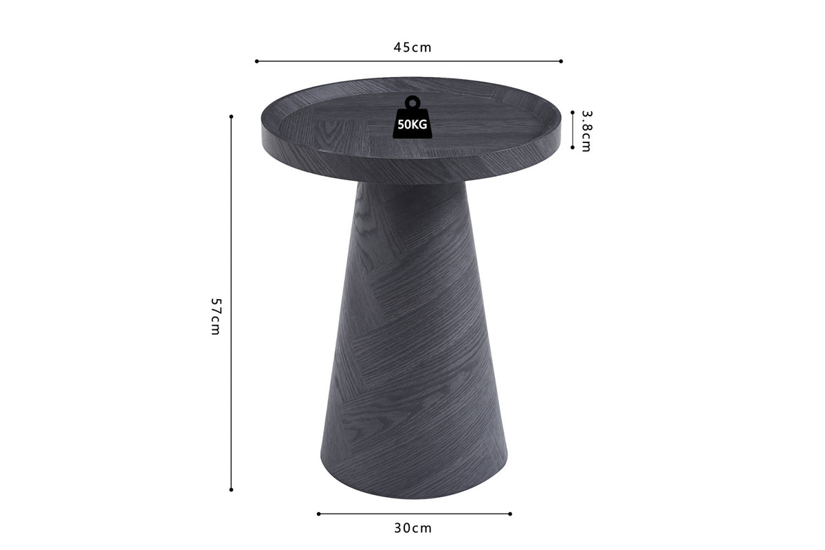 MANUS – Table Basse Gris Foncé – 45 cm