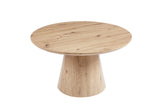 LUKAS – Table Basse Effet Chêne Vieilli – 80cm