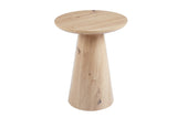 LUKAS – Table Basse Effet Chêne Vieilli – 45 cm