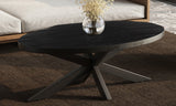 MADEIRA – Table basse Ovale en Bois de Manguier – 130 x 70 cm