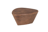 MATTEO – Table Basse en Bois de Manguier Brun Clair – 70 cm