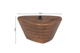 MATTEO – Table Basse en Bois de Manguier Brun Clair – 70 cm