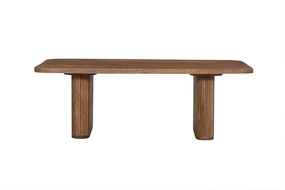 JEAN – Table basse en Bois de Manguier Brun Clair – 120 x 60 cm