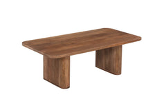 JEAN – Table basse en Bois de Manguier Brun Clair – 120 x 60 cm
