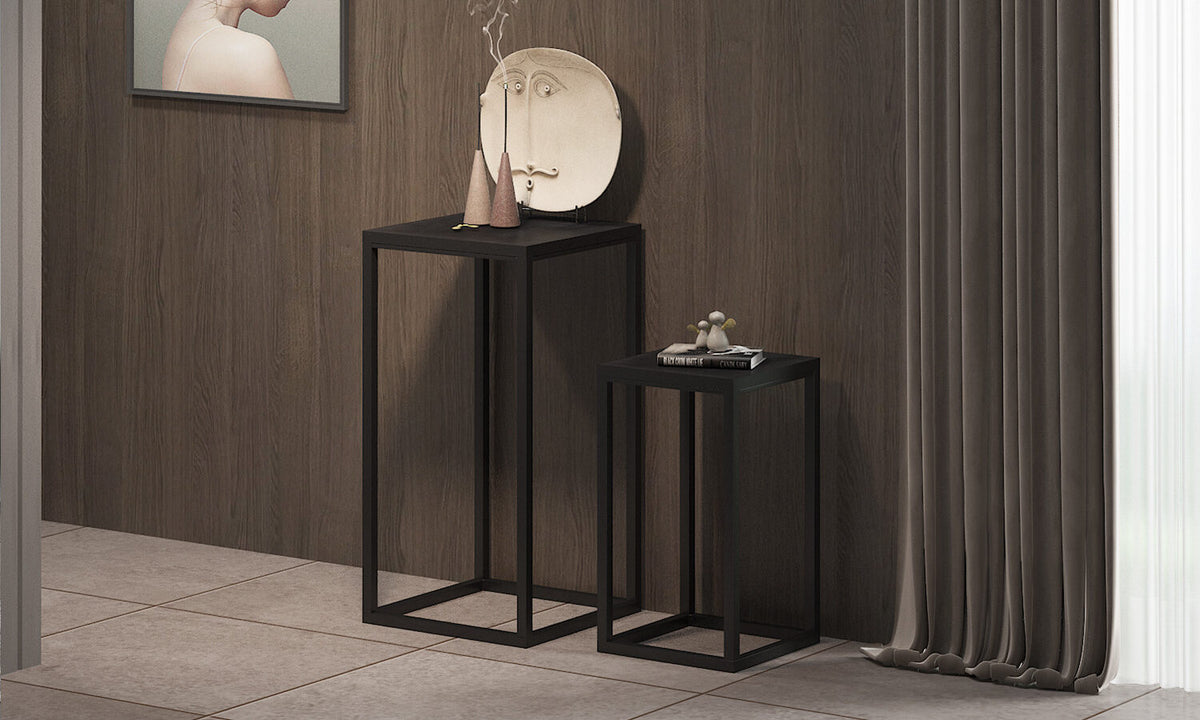 MADEIRA – Set de 2 Table d'appoint Bois de Manguier