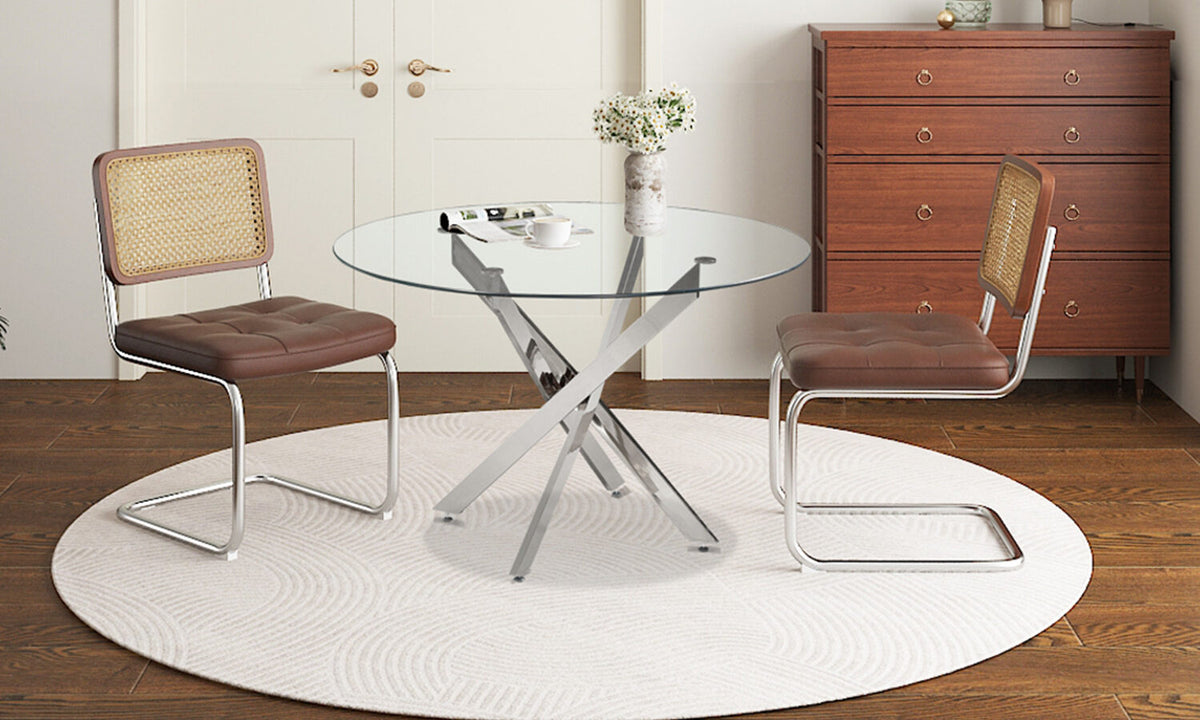 LASI – Table à manger en Verre – 120 cm