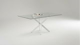 LASI – Table à manger en verre – 160 cm