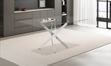 LASI – Table à manger en verre – 160 cm