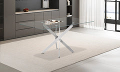 LASI – Table à manger en verre – 160 cm