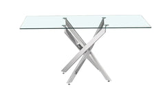 LASI – Table à manger en verre – 160 cm
