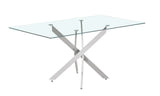 LASI – Table à manger en verre – 160 cm