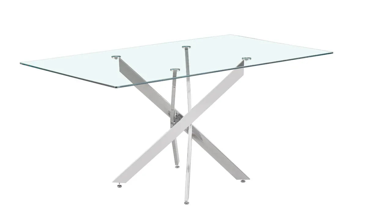 LASI – Table à manger en verre – 160 cm