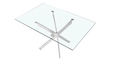 LASI – Table à manger en verre – 160 cm