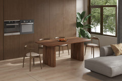 JEAN – Table à Manger en Bois de Manguier Brun Clair – 100 x 200 cm