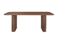 JEAN – Table à Manger en Bois de Manguier Brun Clair – 100 x 200 cm