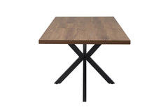 KOS – Table à Manger Extensible Décor Brun foncé – 160 à 200 cm