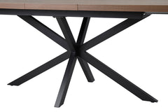 KOS – Table à Manger Extensible Décor Brun foncé – 160 à 200 cm