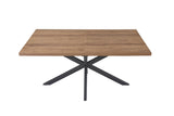 KOS – Table à Manger Extensible Décor Brun foncé – 160 à 200 cm