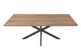 KOS – Table à Manger Extensible Décor Brun foncé – 160 à 200 cm