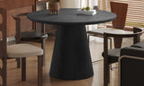 MIKLOS – Table à Manger Décor Brun foncé – 120 cm