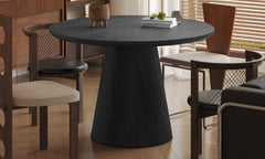 MIKLOS – Table à Manger Décor Brun foncé – 120 cm