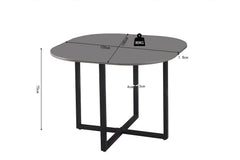 EVA – Ensemble table gris