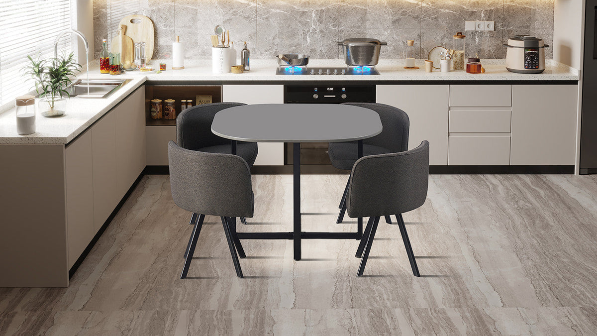 EVA – Ensemble table gris