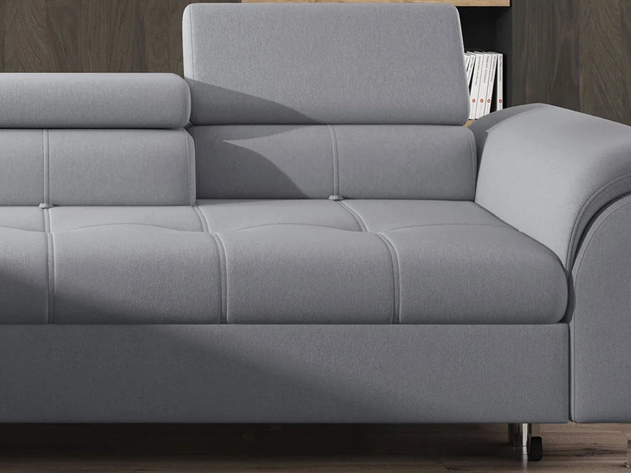 TEMPO – Canapé d'angle convertible avec coffre de rangement