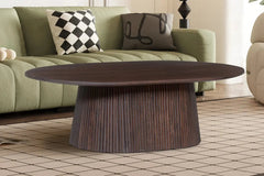 Table Basse Ovale MAYGA en Manguier - 120 cm