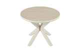 Table Basse Ronde NOAH en Pierre Frittée Beige - Ø 60 cm