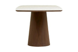 Table Rectangulaire de Salle à Manger Plateau en Céramique NOLI - 90x200 cm