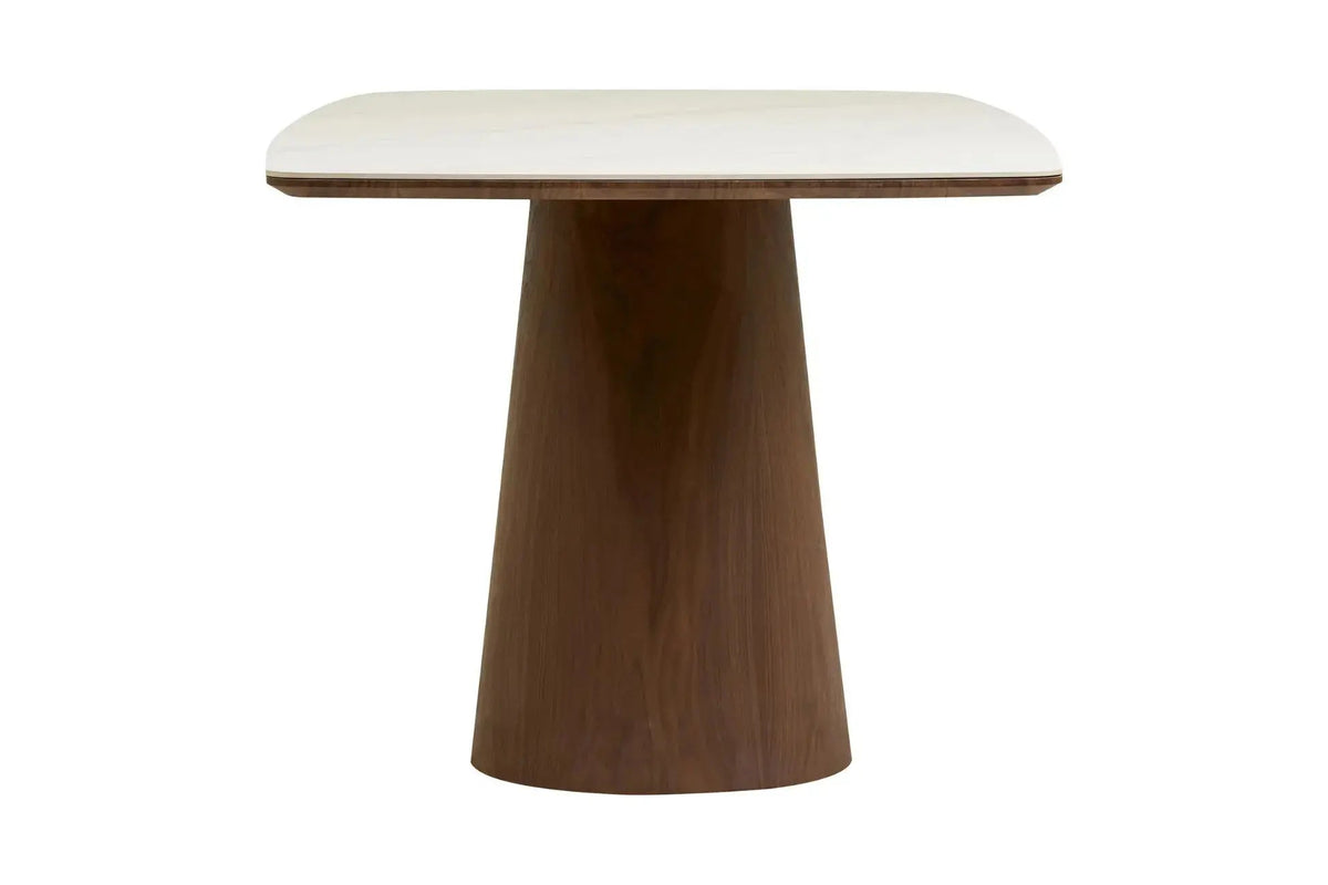 Table Rectangulaire de Salle à Manger Plateau en Céramique NOLI - 90x200 cm