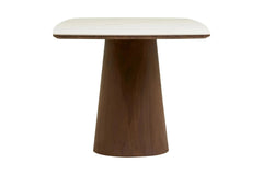 Table Rectangulaire de Salle à Manger Plateau en Céramique NOLI - 90x200 cm